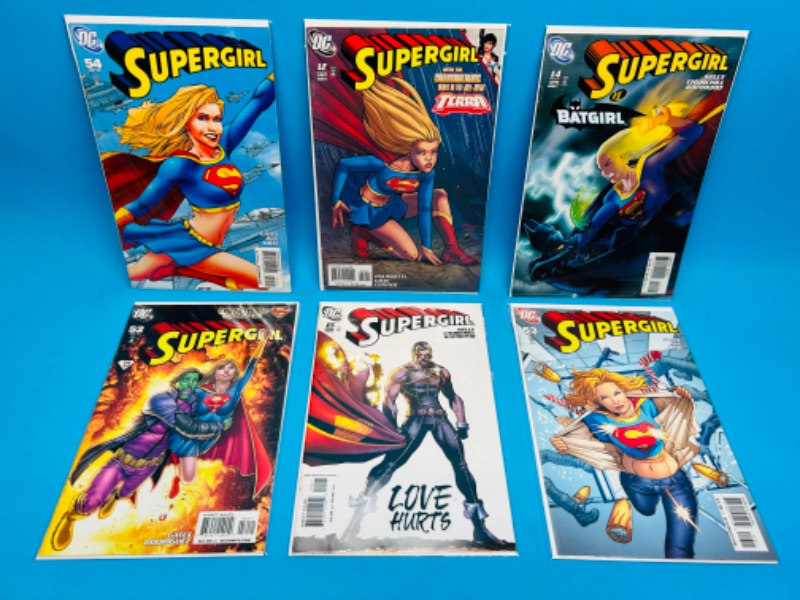 Photo 1 of 811644…6 supergirl  comics in plastic sleeves 