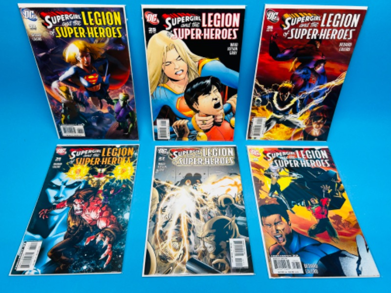 Photo 1 of 811645…6 supergirl and legions  comics in plastic sleeves 