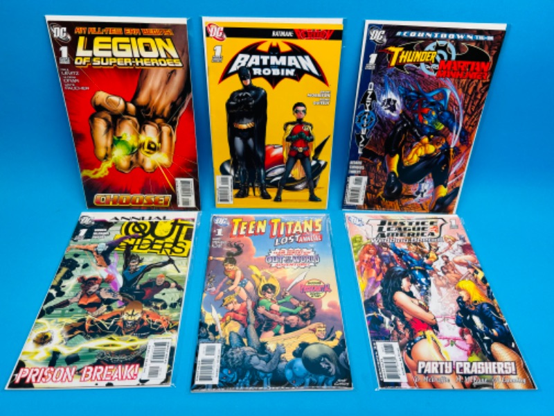 Photo 1 of 811651…6 comics all #1’s in plastic sleeves 