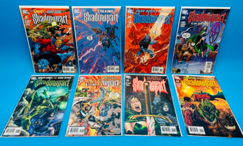 Photo 1 of 811652…8 Shadowpact  comics in plastic sleeves 