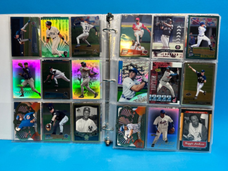 Photo 13 of 811660…252 mixed baseball refractor, chrome, foil, and holo cards in binder-all pages photoed