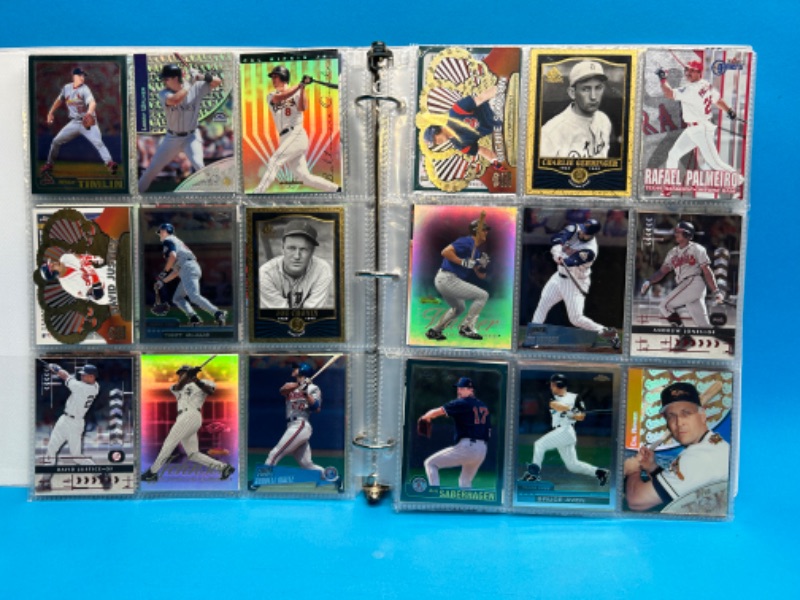 Photo 14 of 811660…252 mixed baseball refractor, chrome, foil, and holo cards in binder-all pages photoed