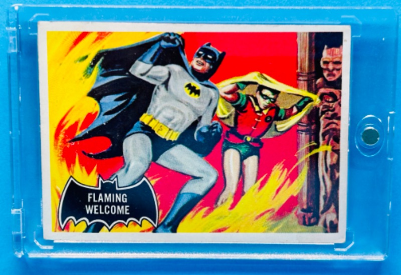 Photo 1 of 811664…vintage 1966 Batman card 51  in hard plastic case 