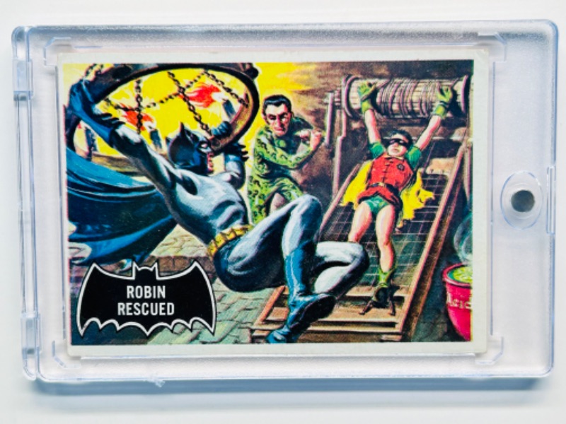 Photo 1 of 811672…vintage 1966 Batman card 38  in hard plastic case 