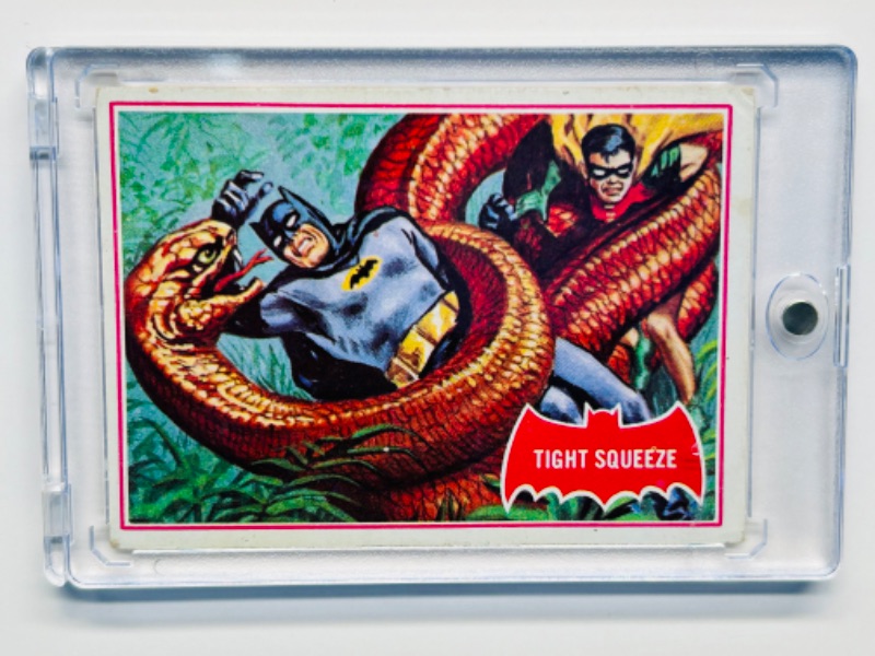 Photo 1 of 811677…vintage 1966 Batman card 2 Joker puzzle back in hard plastic case 