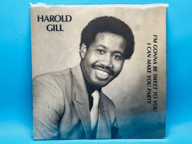 Photo 1 of 811698…Harold Gill vinyl record 33 rpm in plastic sleeve 