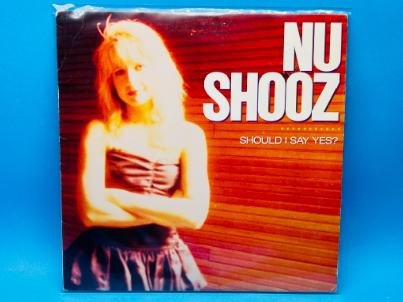 Photo 1 of 811707…Nu Shooz vinyl record 33 rpm in plastic sleeve 