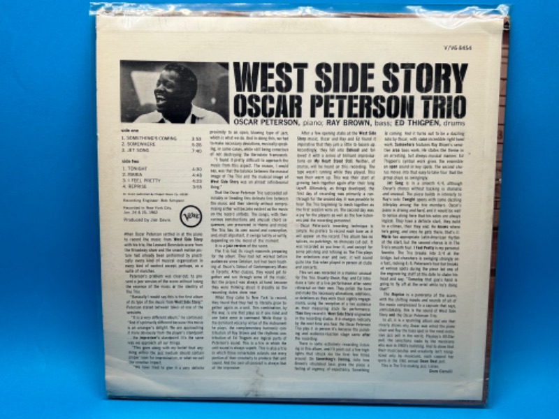 Photo 2 of 811725…west side story  vinyl record 33 rpm in plastic sleeve 