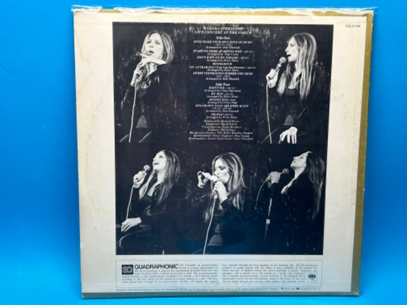 Photo 2 of 811727…Barbara Streisand  vinyl record 33 rpm in plastic sleeve 