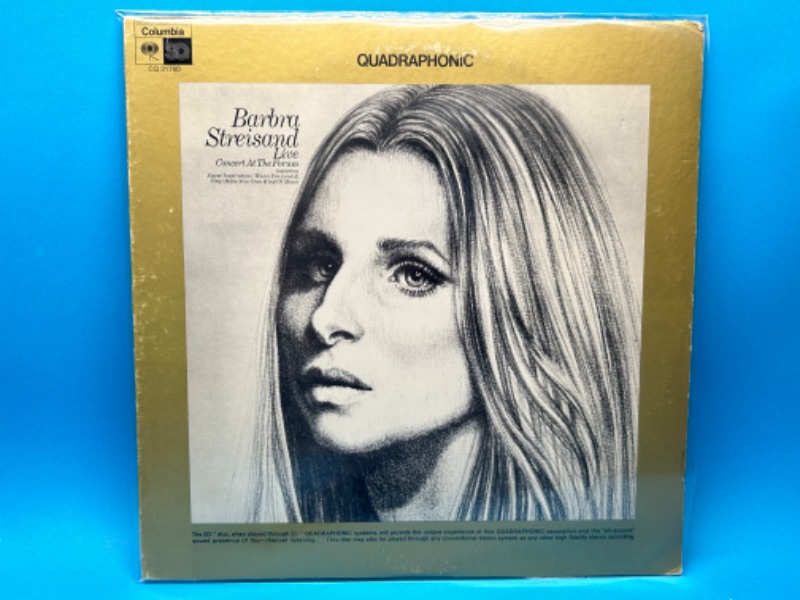 Photo 1 of 811727…Barbara Streisand  vinyl record 33 rpm in plastic sleeve 