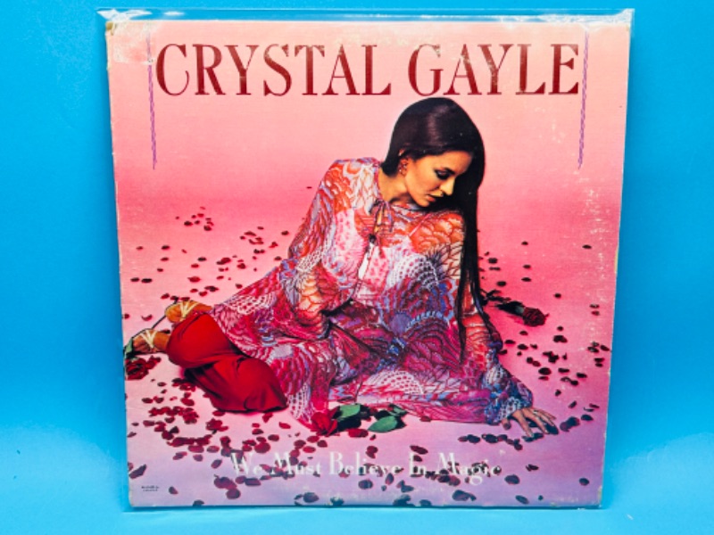 Photo 1 of 811730…Crystal Gayle  vinyl record 33 rpm in plastic sleeve 