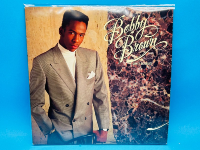 Photo 1 of 811731…Bobby Brown  vinyl record 33 rpm in plastic sleeve 