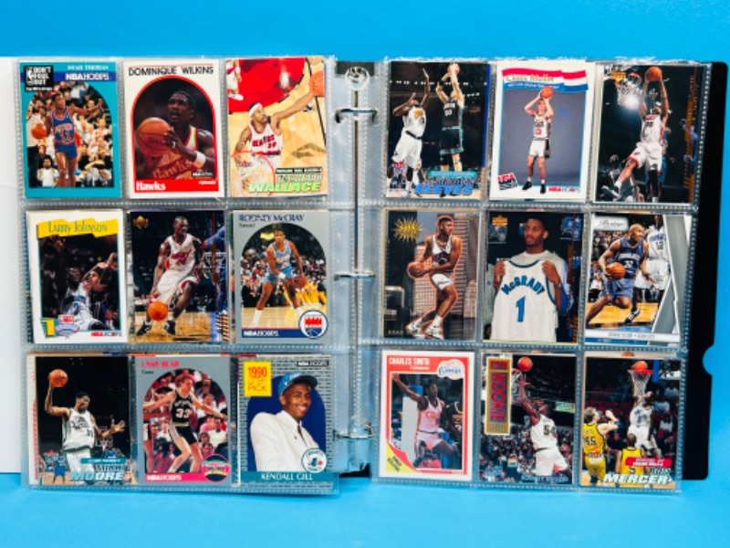 Photo 9 of 811752…252 mixed basketball trading cards in binder-photos of all pages 