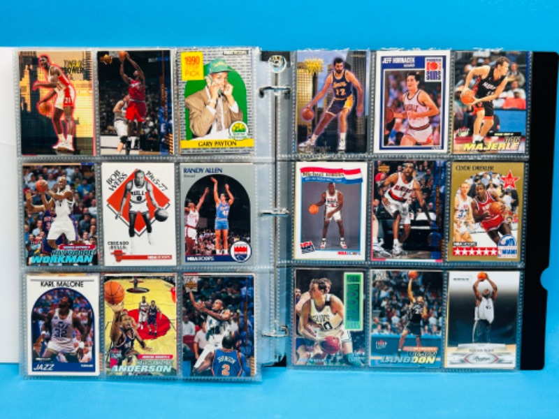 Photo 7 of 811752…252 mixed basketball trading cards in binder-photos of all pages 