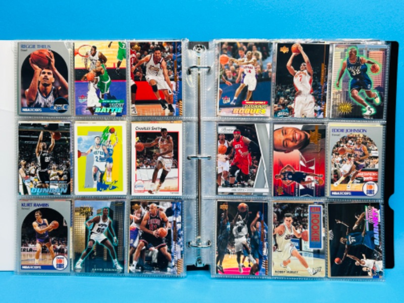 Photo 3 of 811752…252 mixed basketball trading cards in binder-photos of all pages 