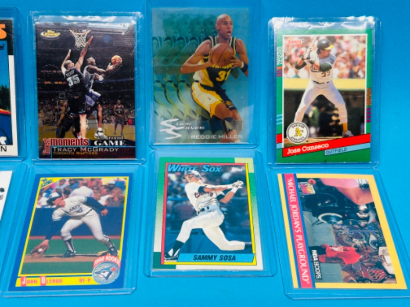 Photo 2 of 811767…10 sports trading cards in hard plastic sleeves 