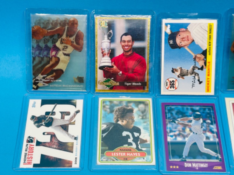 Photo 3 of 811768…10 sports trading cards in hard plastic sleeves 