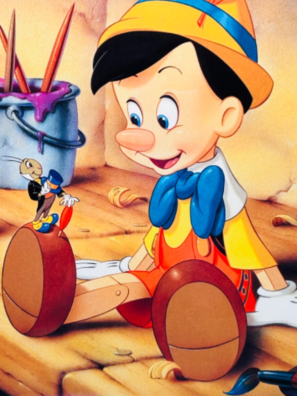 Photo 3 of 811803…Disney 1993 Pinocchio Lithograph-exclusive commemorative in 17 x 13 frame