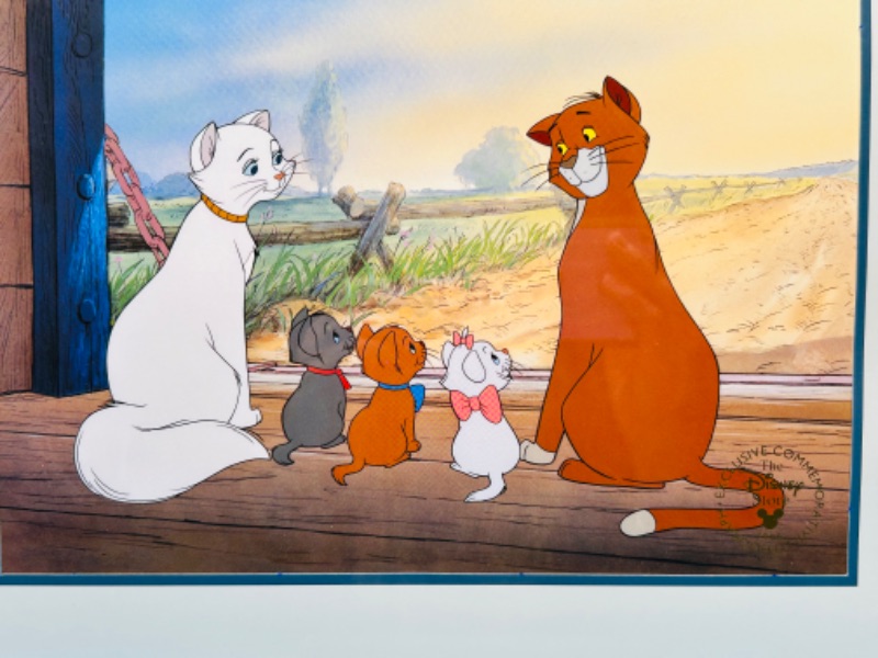 Photo 2 of 811804…Disney Aristocats 1996 lithograph exclusive commemorative 15 x 12”