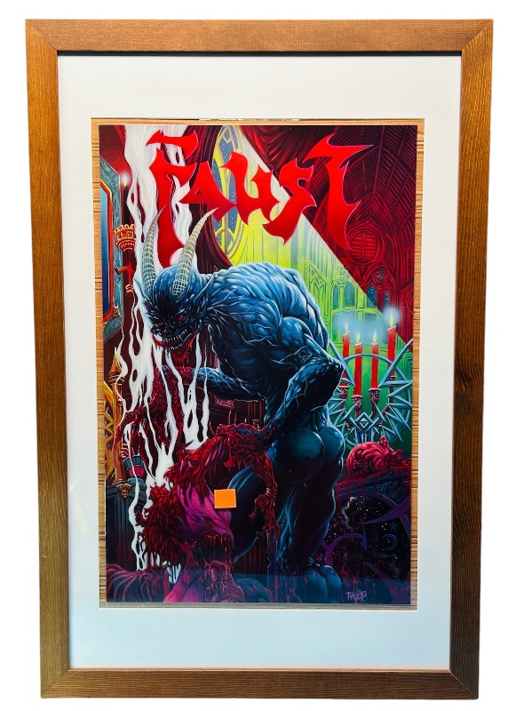 Photo 1 of 811805…adults only-framed 24 x 16” Tim Vigil art  Faust print 1993