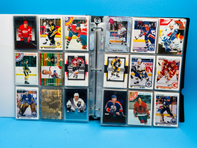 Photo 11 of 811809…324 mixed hockey cards in binder-photo of each page