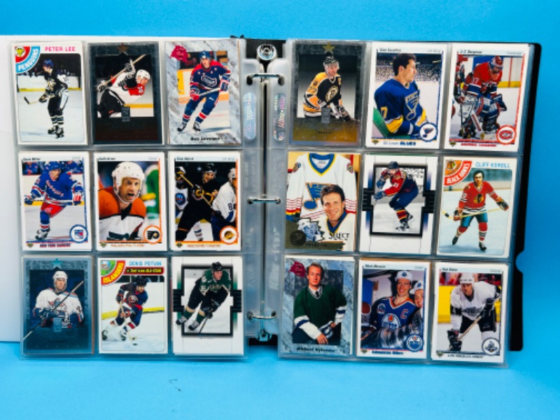 Photo 19 of 811809…324 mixed hockey cards in binder-photo of each page