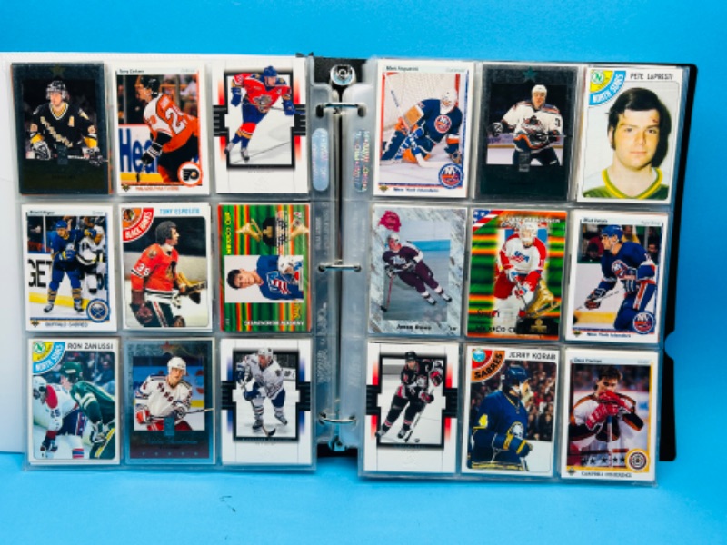 Photo 16 of 811809…324 mixed hockey cards in binder-photo of each page