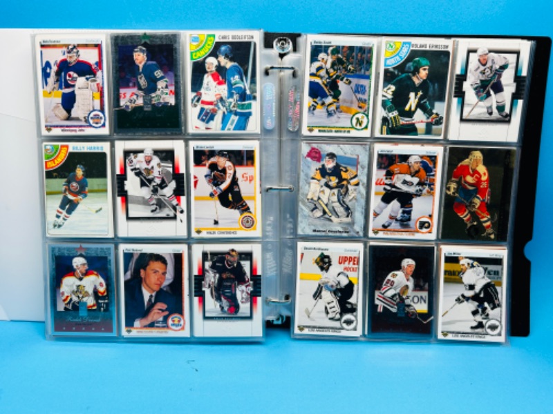 Photo 6 of 811809…324 mixed hockey cards in binder-photo of each page