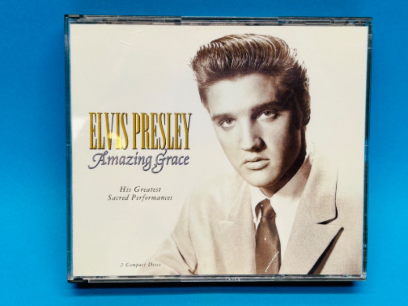 Photo 1 of 811860…Elvis Presley amazing grace music cd-2 discs