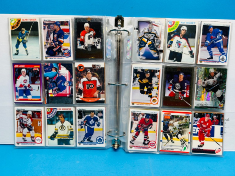 Photo 16 of 811862…final sale no returns/refunds-360 mixed hockey trading cards in binder 