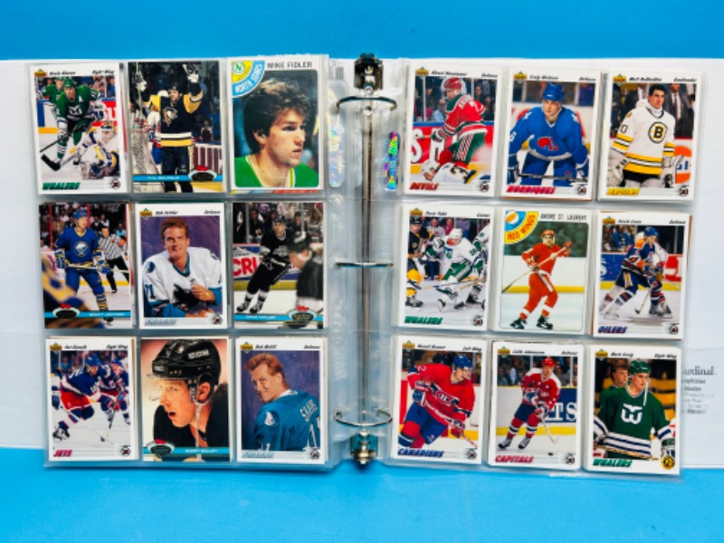 Photo 17 of 811862…final sale no returns/refunds-360 mixed hockey trading cards in binder 