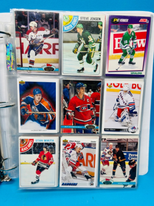 Photo 4 of 811862…final sale no returns/refunds-360 mixed hockey trading cards in binder 