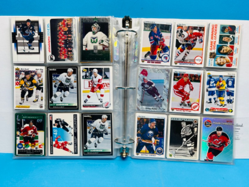 Photo 10 of 811862…final sale no returns/refunds-360 mixed hockey trading cards in binder 