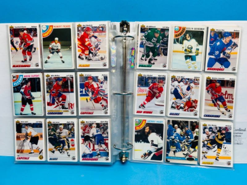 Photo 12 of 811862…final sale no returns/refunds-360 mixed hockey trading cards in binder 