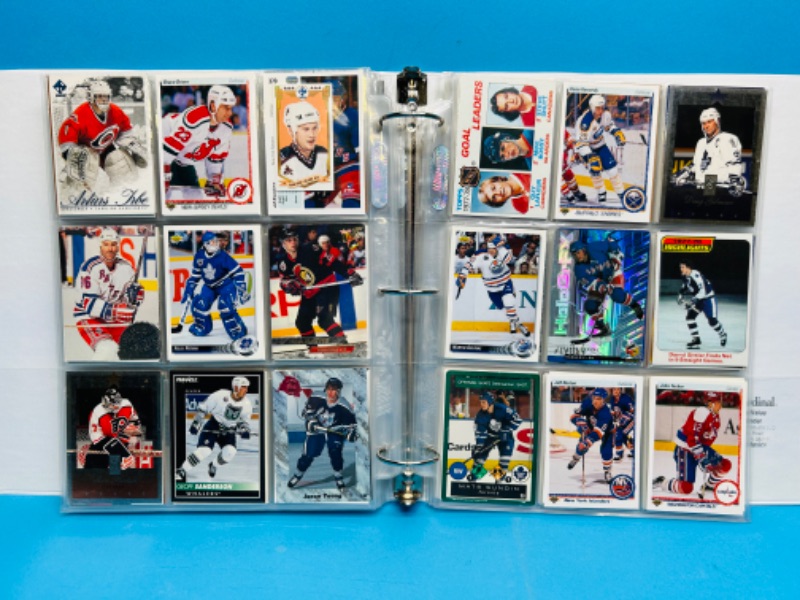 Photo 18 of 811862…final sale no returns/refunds-360 mixed hockey trading cards in binder 