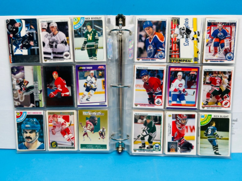 Photo 20 of 811862…final sale no returns/refunds-360 mixed hockey trading cards in binder 