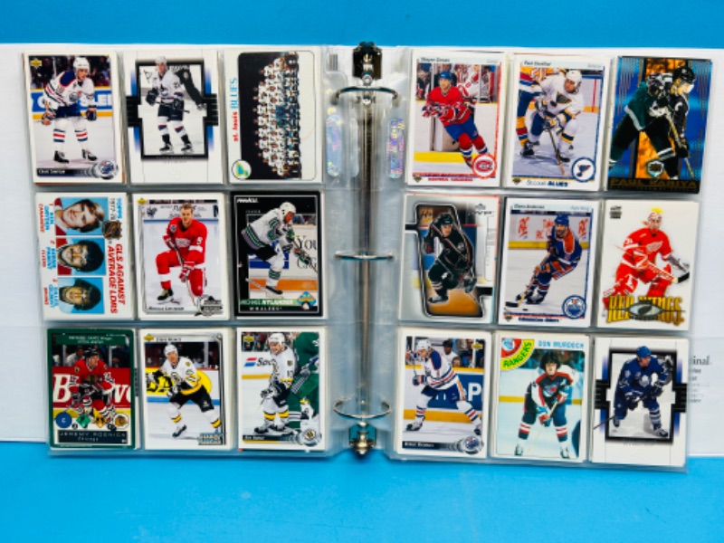 Photo 6 of 811862…final sale no returns/refunds-360 mixed hockey trading cards in binder 