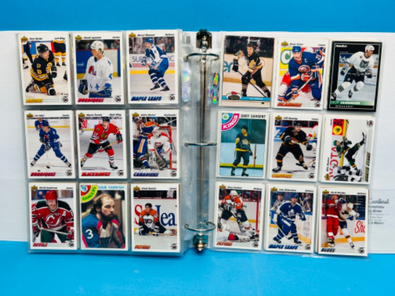 Photo 21 of 811862…final sale no returns/refunds-360 mixed hockey trading cards in binder 