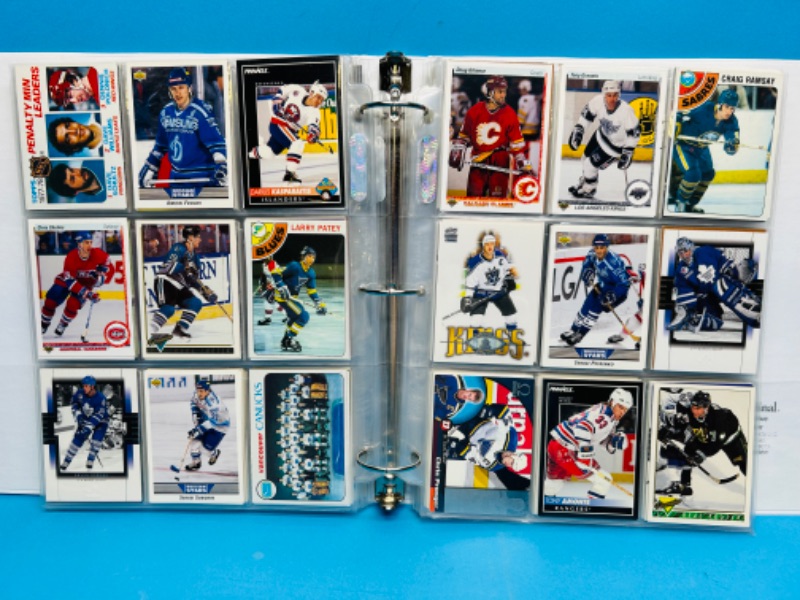 Photo 19 of 811862…final sale no returns/refunds-360 mixed hockey trading cards in binder 