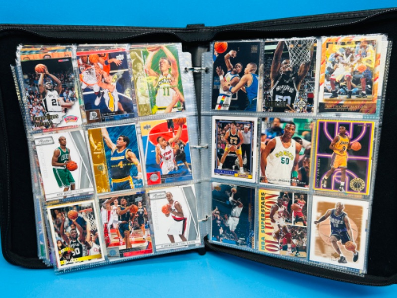 Photo 16 of 811863…final sale no returns/refunds-360 mixed basketball cards in binder 