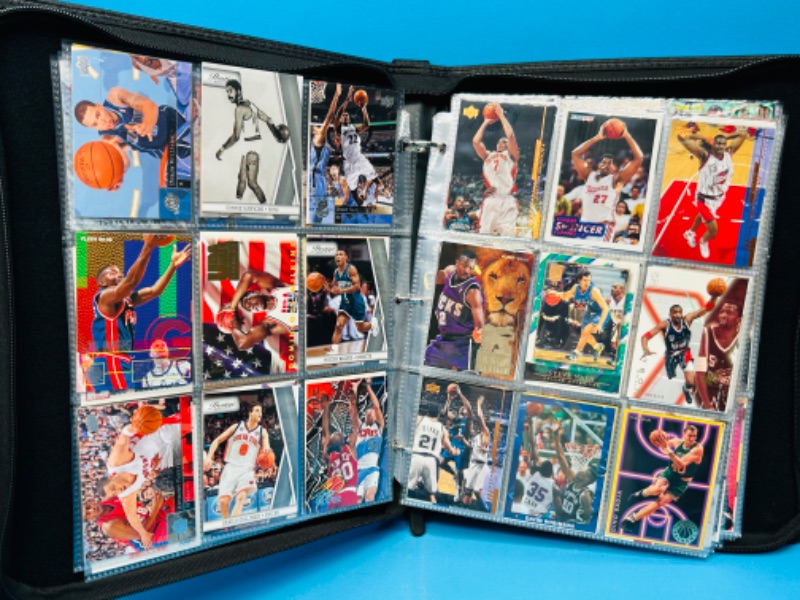 Photo 10 of 811863…final sale no returns/refunds-360 mixed basketball cards in binder 