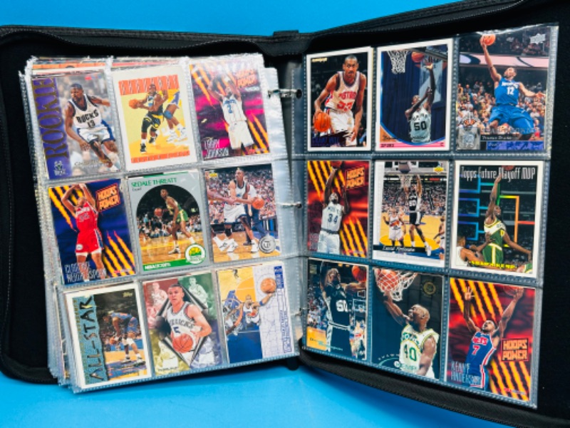 Photo 17 of 811863…final sale no returns/refunds-360 mixed basketball cards in binder 