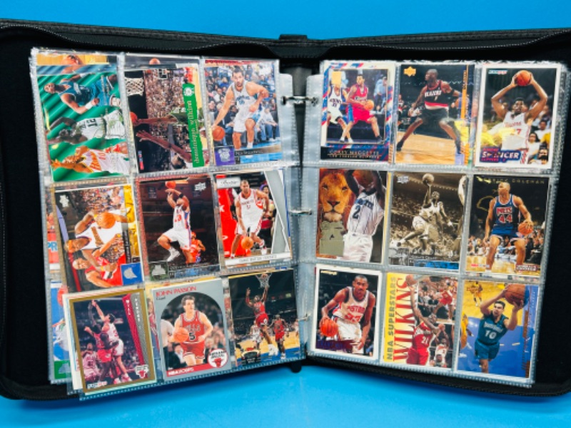 Photo 1 of 811863…final sale no returns/refunds-360 mixed basketball cards in binder 