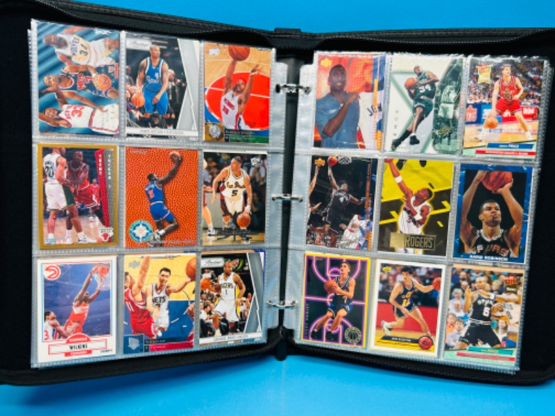 Photo 1 of 811863…final sale no returns/refunds-360 mixed basketball cards in binder 