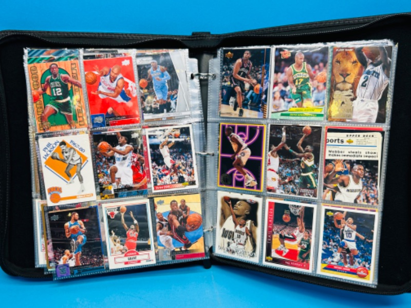 Photo 12 of 811863…final sale no returns/refunds-360 mixed basketball cards in binder 