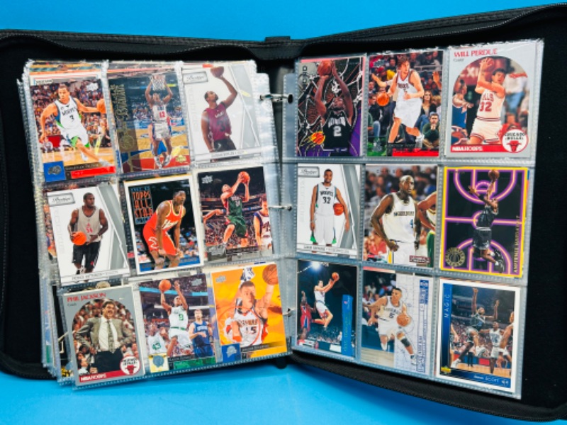 Photo 3 of 811863…final sale no returns/refunds-360 mixed basketball cards in binder 