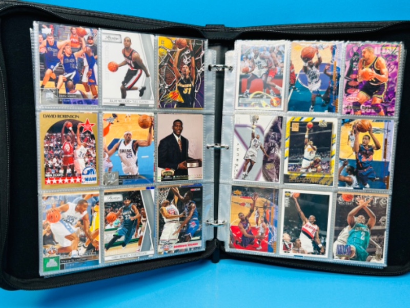 Photo 21 of 811863…final sale no returns/refunds-360 mixed basketball cards in binder 