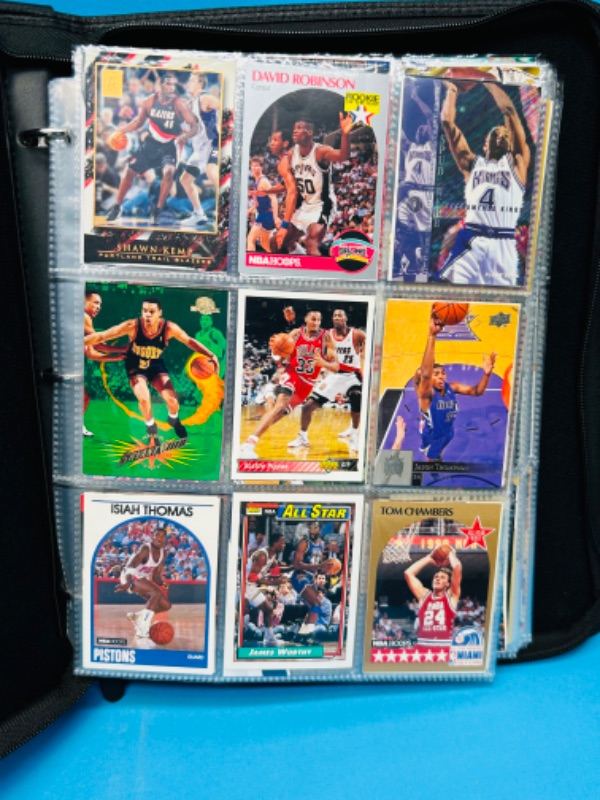 Photo 9 of 811863…final sale no returns/refunds-360 mixed basketball cards in binder 