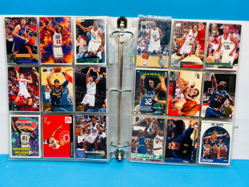 Photo 17 of 811864… final sale no returns/refunds-360 mixed basketball cards in binder 