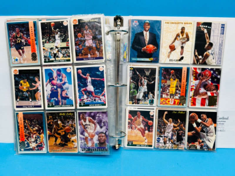 Photo 20 of 811864… final sale no returns/refunds-360 mixed basketball cards in binder 